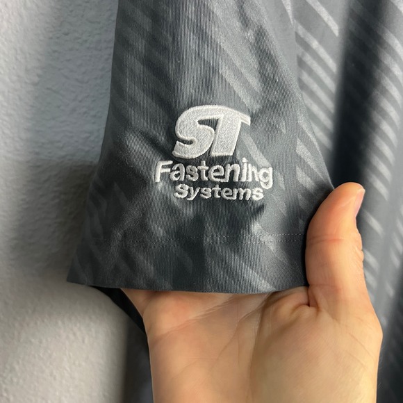 Nike Golf Dri-FIT‎ Performance Polo Shirt ST Fastening Systems Logo Size XXL - Picture 3 of 9